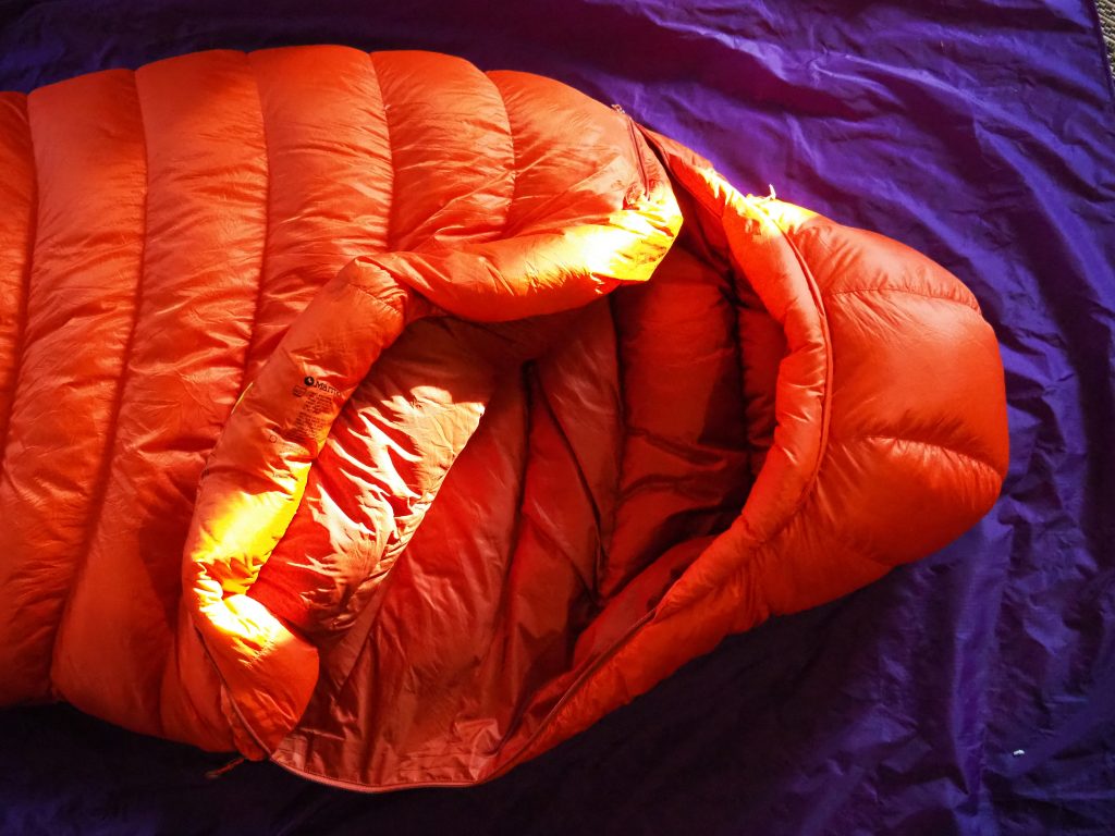 Forma sacului de dormit Marmot Lithium Forma sacului de dormit Marmot Lithium