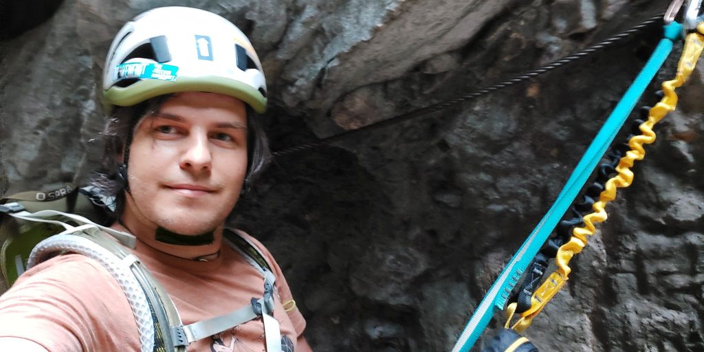 Lonja dublă pentru Via Ferrata Singing Rock Phario
